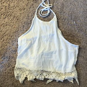 Open back tank for women